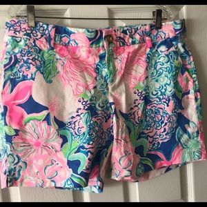Lilly Pulitzer Front Shorts 14 NEW